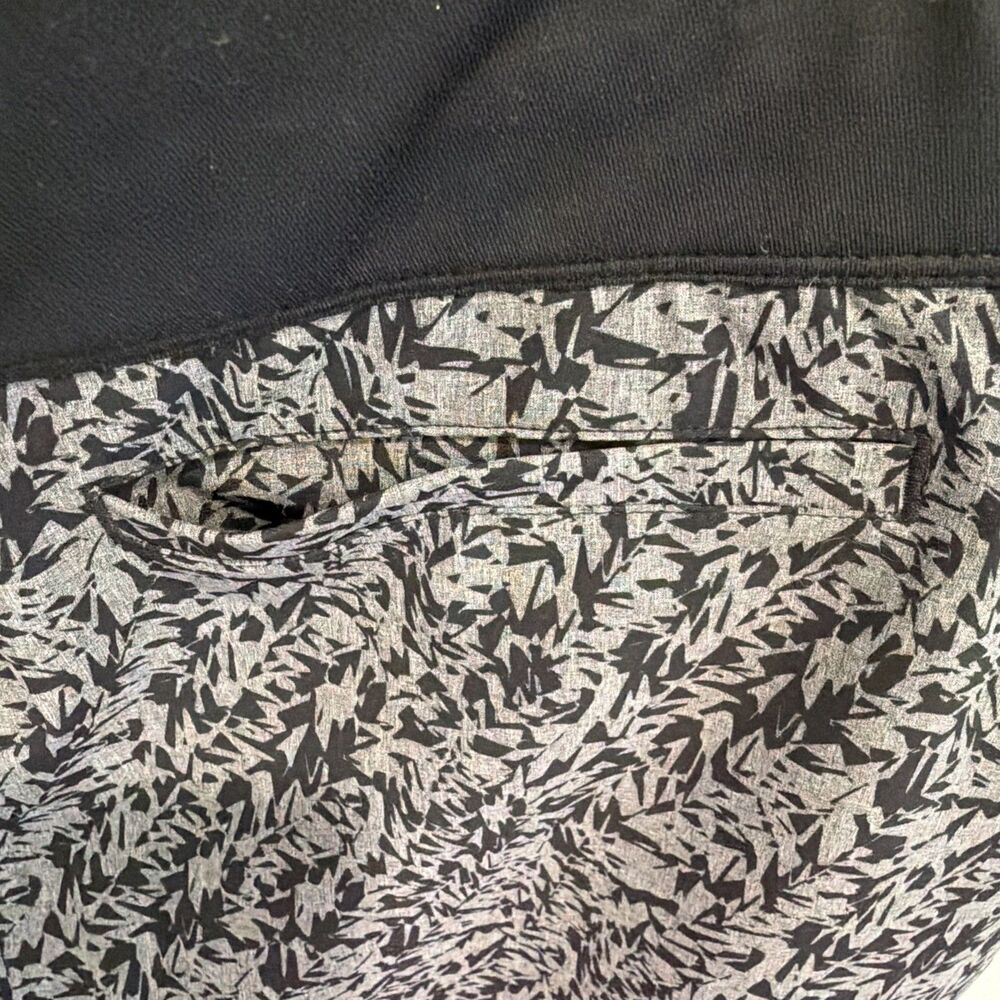 NWT Adidas Womens L Golf Skort Gray Black Print Stretch Athletic Pockets Skirt - Picture 7 of 14